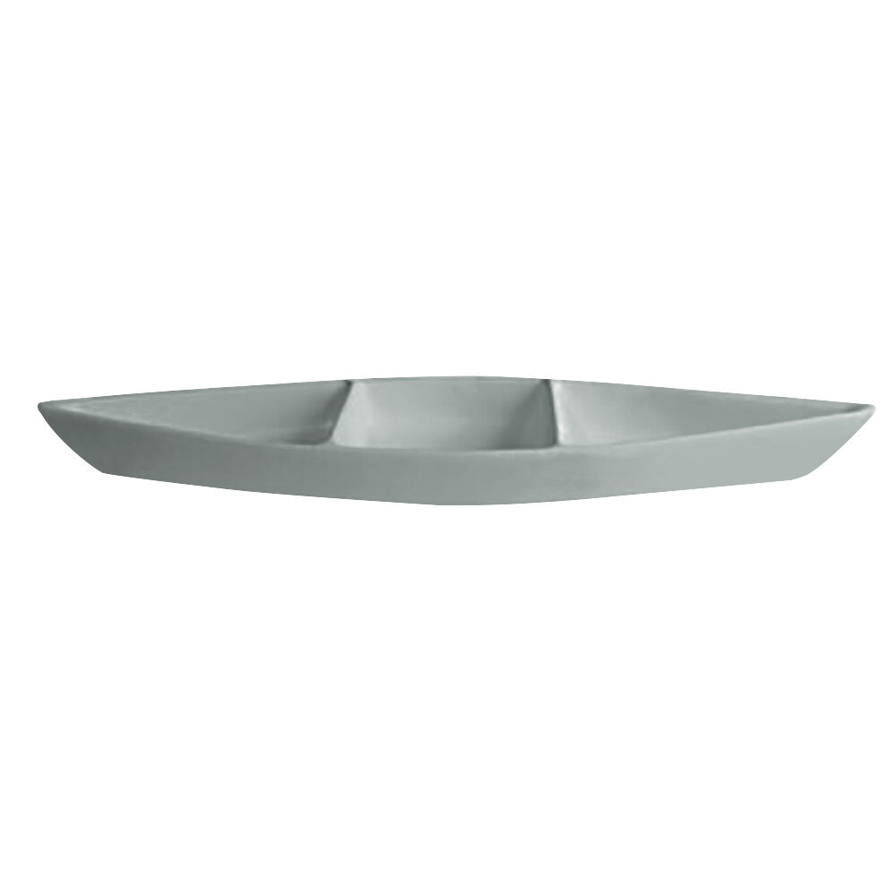 G.E.T. Enterprises BT319-MOD-ST Bugambilia 6.9 Qt. Smooth MOD Finish Steel Resin-Coated Aluminum Deep Boat with Dividers