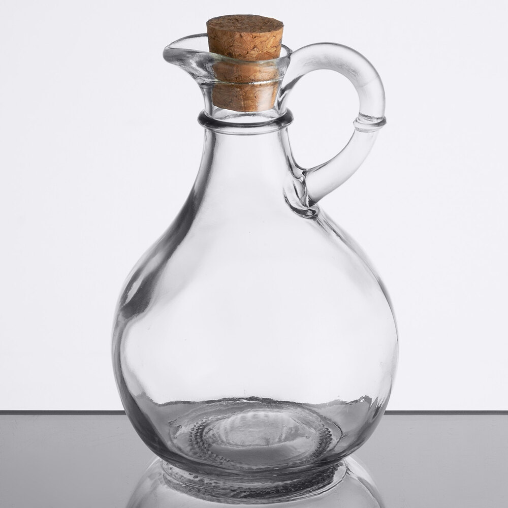 Tablecraft H92000 10 oz. Olive Oil Bottle with Cork