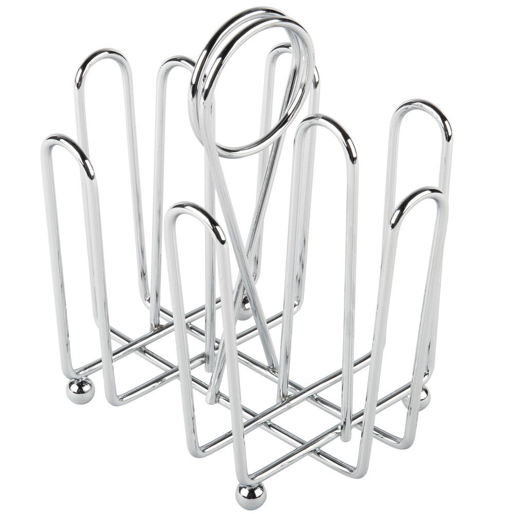 Tablecraft 597C Chrome Plated Jelly Packet Rack
