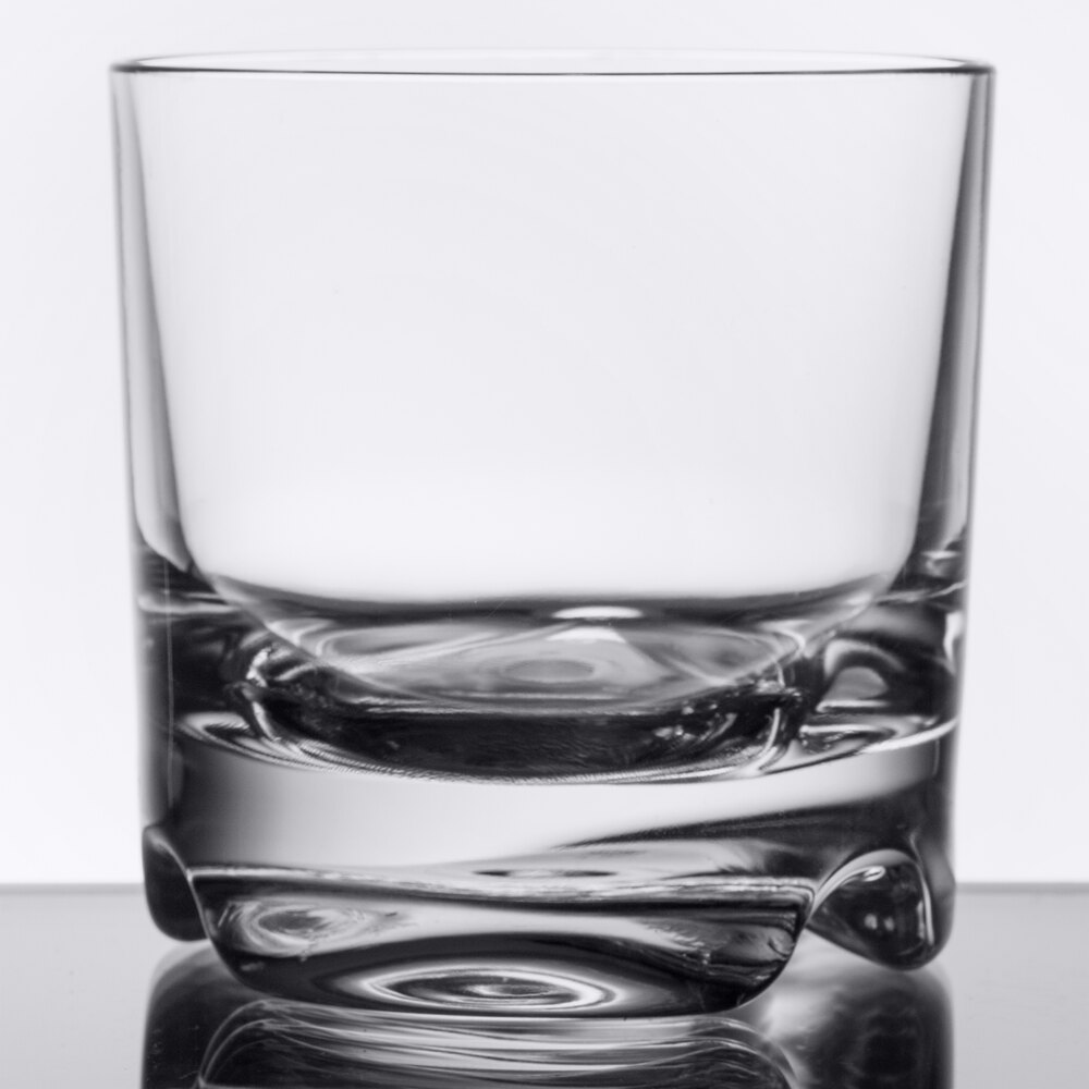 GET SW-1429-1-SAN-CL Roc N' Roll 10 oz. Customizable SAN Plastic Rocks / Old Fashioned Glass - 24/Case