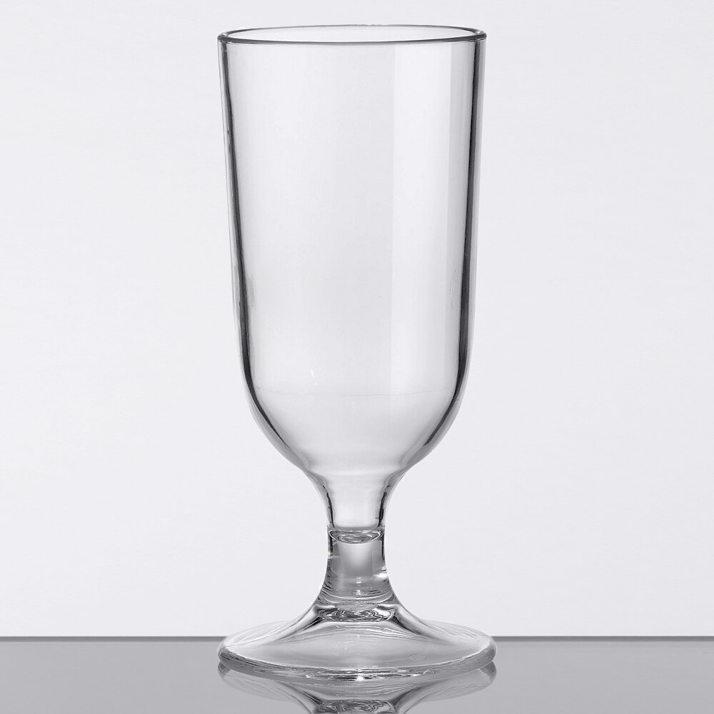 GET SW-1414-1-CL 12 oz. Customizable SAN Plastic Goblet - 24/Case