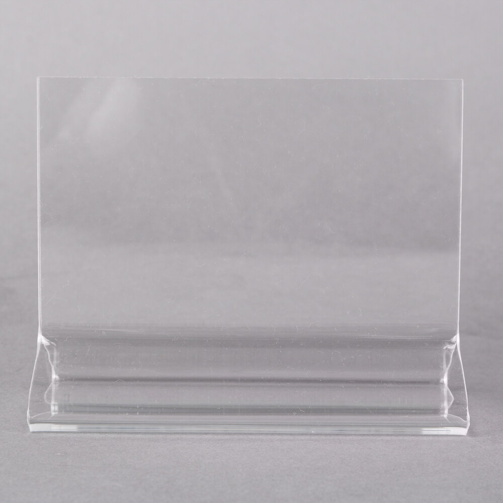 Cal-Mil 500 Classic Standard 4 1/2" x 3 1/2" Acrylic Displayette