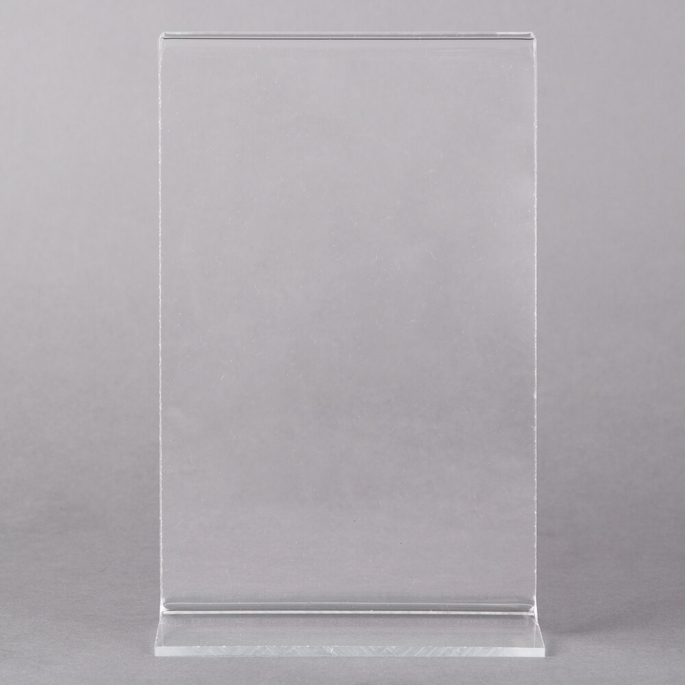Cal-Mil 512 Classic T-Type 4" x 6" Acrylic Displayette