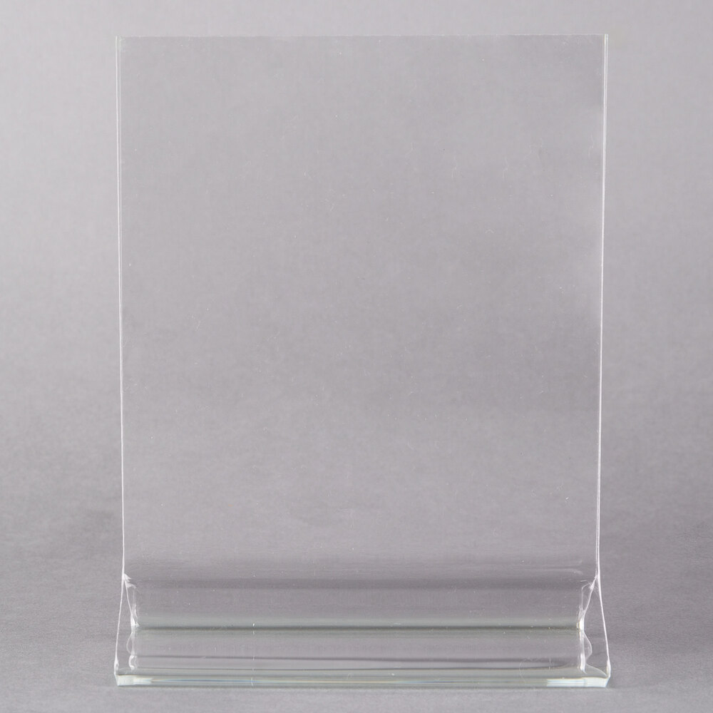 Cal-Mil 521 Classic Standard 4 1/4" x 5 1/2" Acrylic Displayette