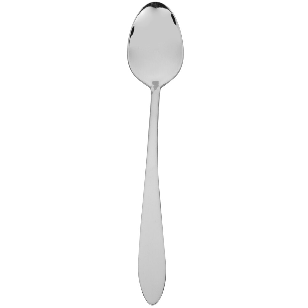 Walco Idol from Steelite International WL0104 7 3/4" 18/0 Stainless Steel Heavy Weight Iced Tea Spoon - 12/Case
