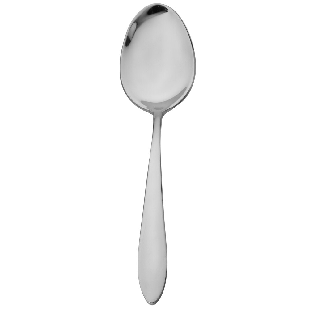 Walco Idol from Steelite International WL0107 7 1/8" 18/0 Stainless Steel Heavy Weight Dessert Spoon - 12/Case