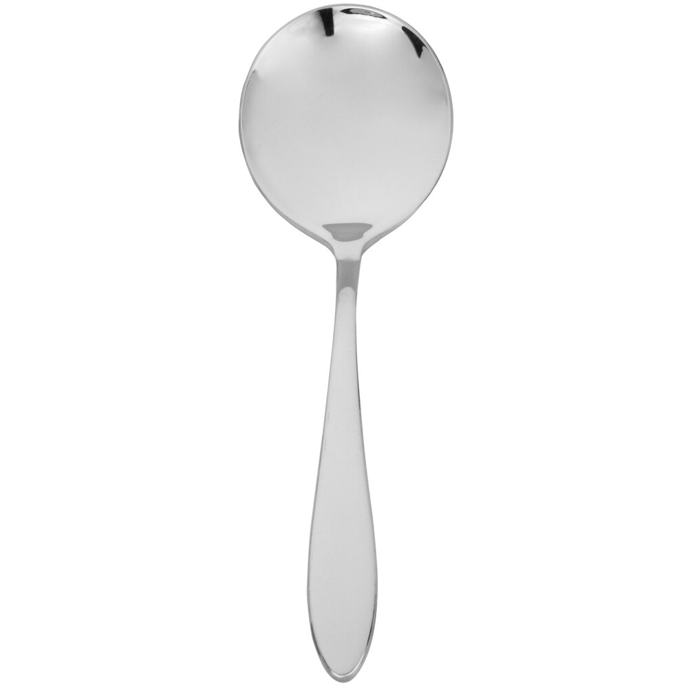 Walco Idol from Steelite International WL0112 6" 18/0 Stainless Steel Heavy Weight Bouillon Spoon - 12/Case