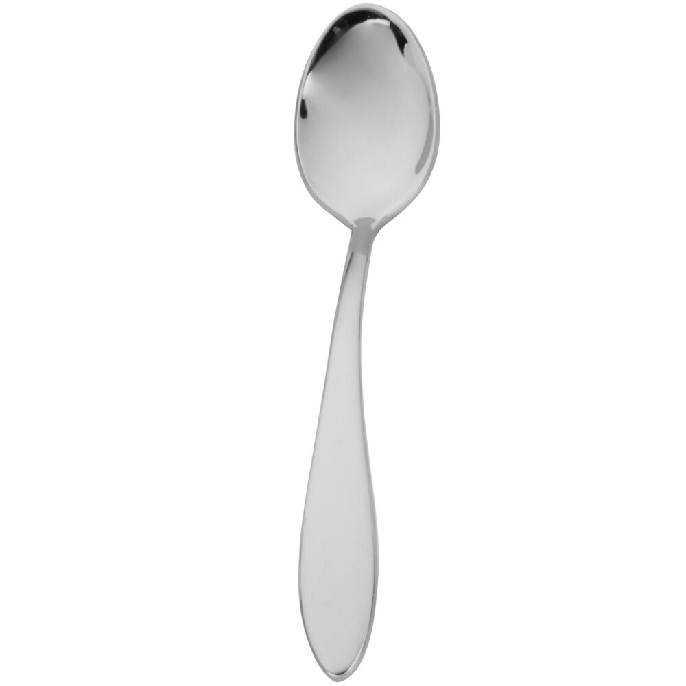 Walco Idol from Steelite International WL0129 5 1/4" 18/0 Stainless Steel Heavy Weight Demitasse Spoon - 12/Case