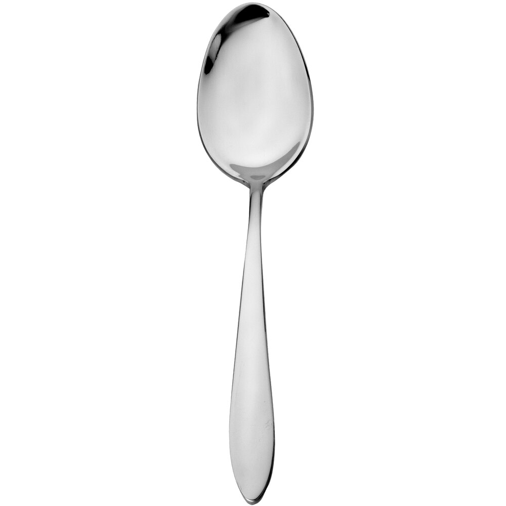 Walco Idol from Steelite International WL0103 8 3/8" 18/0 Stainless Steel Heavy Weight Tablespoon / Serving Spoon - 12/Case