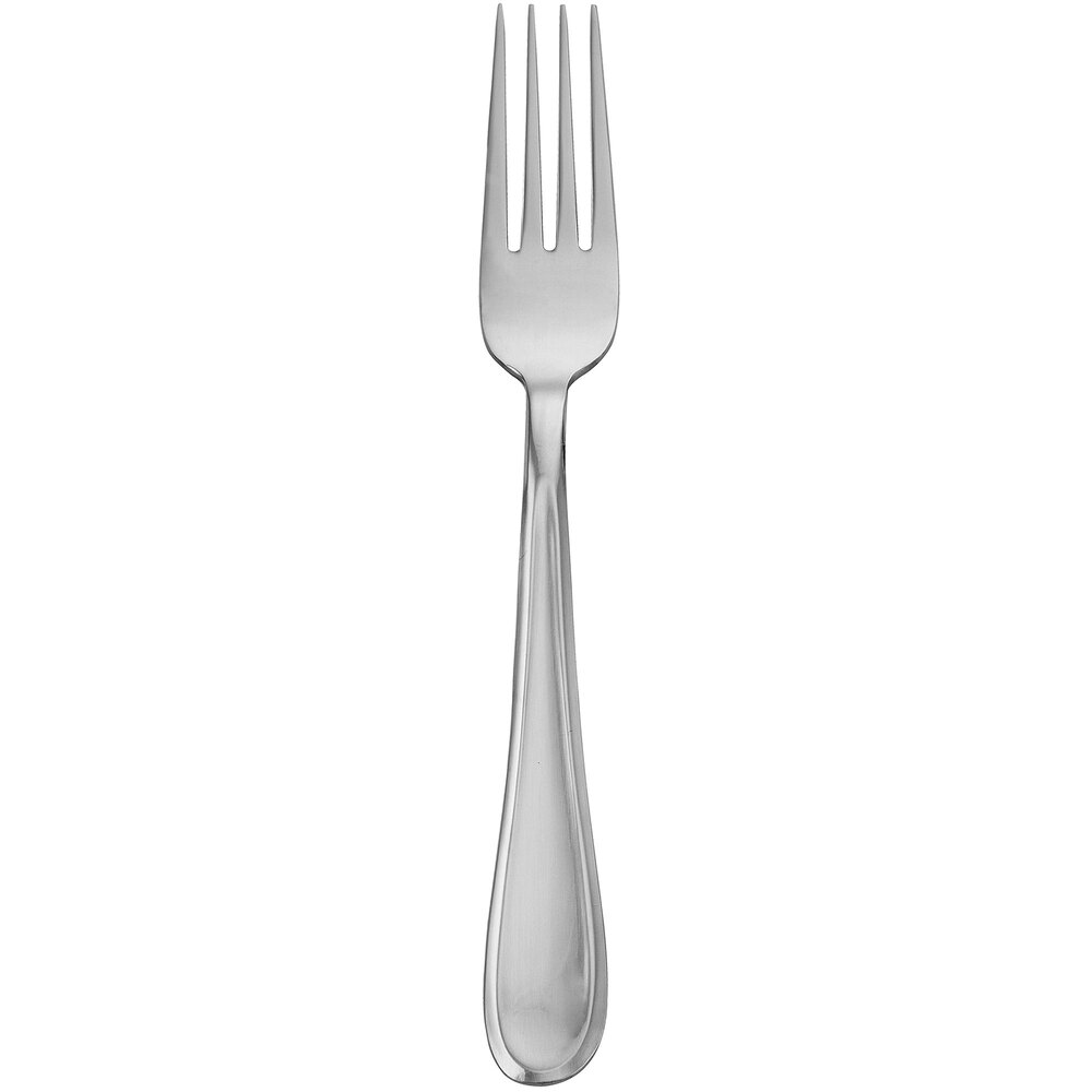 Walco Orbiter from Steelite International WL4051 8 1/2" 18/0 Stainless Steel Extra Heavy Weight European Table Fork - 12/Case