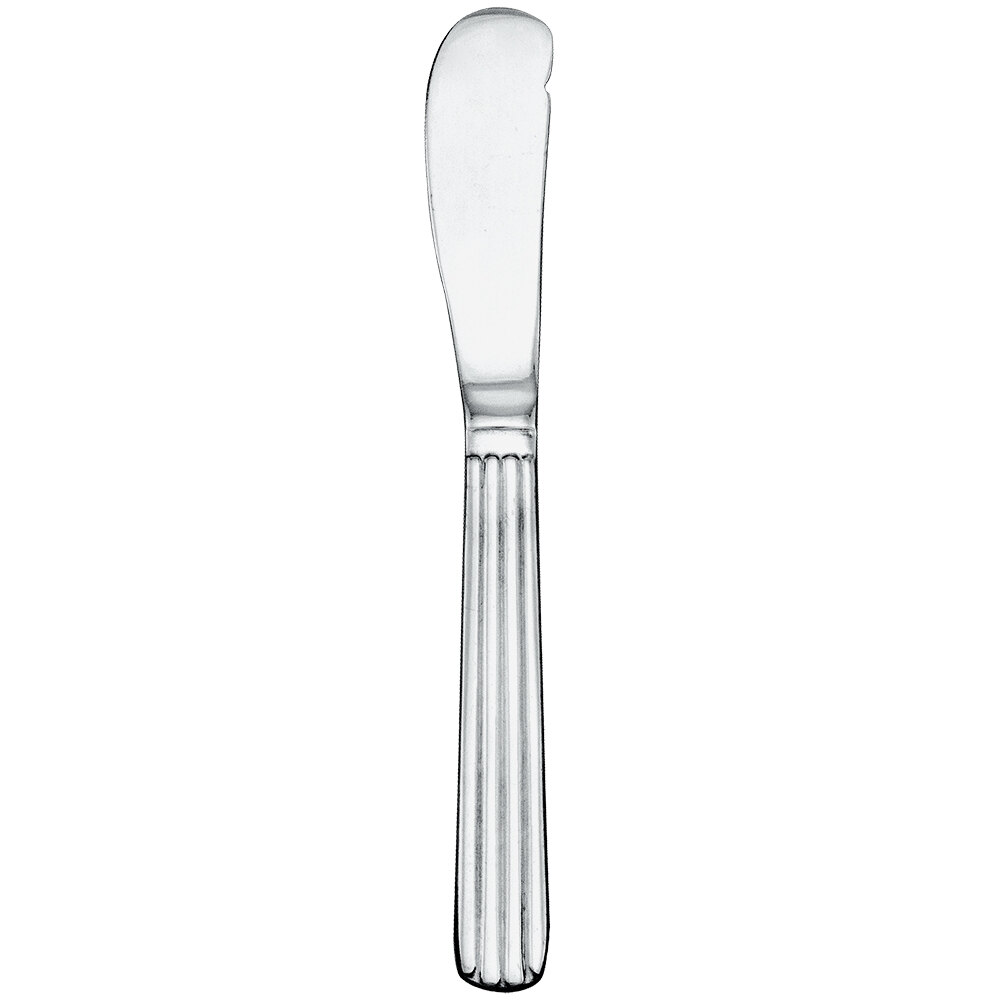 Walco Hyannis from Steelite International WL4911 7" 18/10 Stainless Steel Extra Heavy Weight Butter Knife - 12/Case