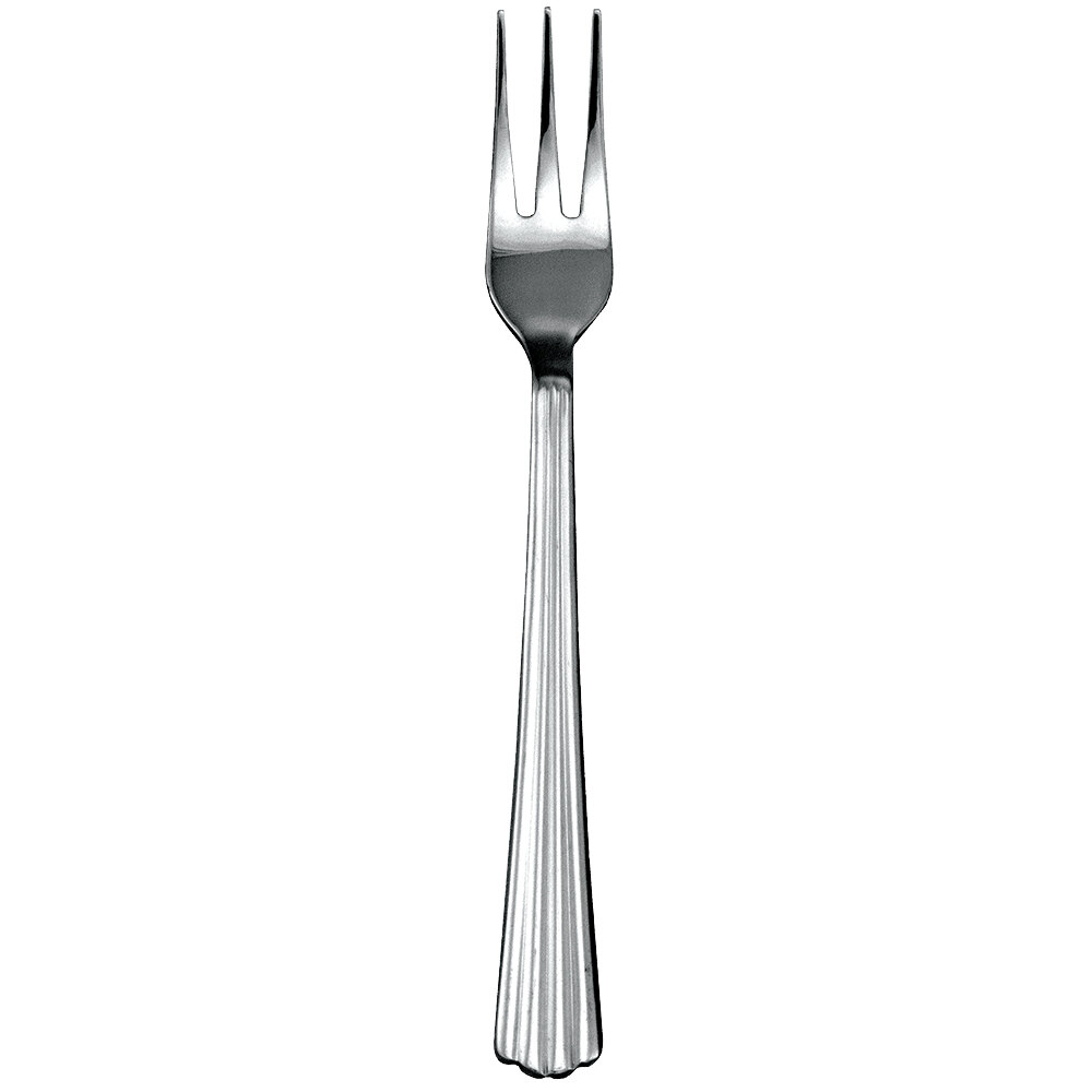 Walco Hyannis from Steelite International WL4915 5 7/16" 18/10 Stainless Steel Extra Heavy Weight Cocktail Fork - 24/Case