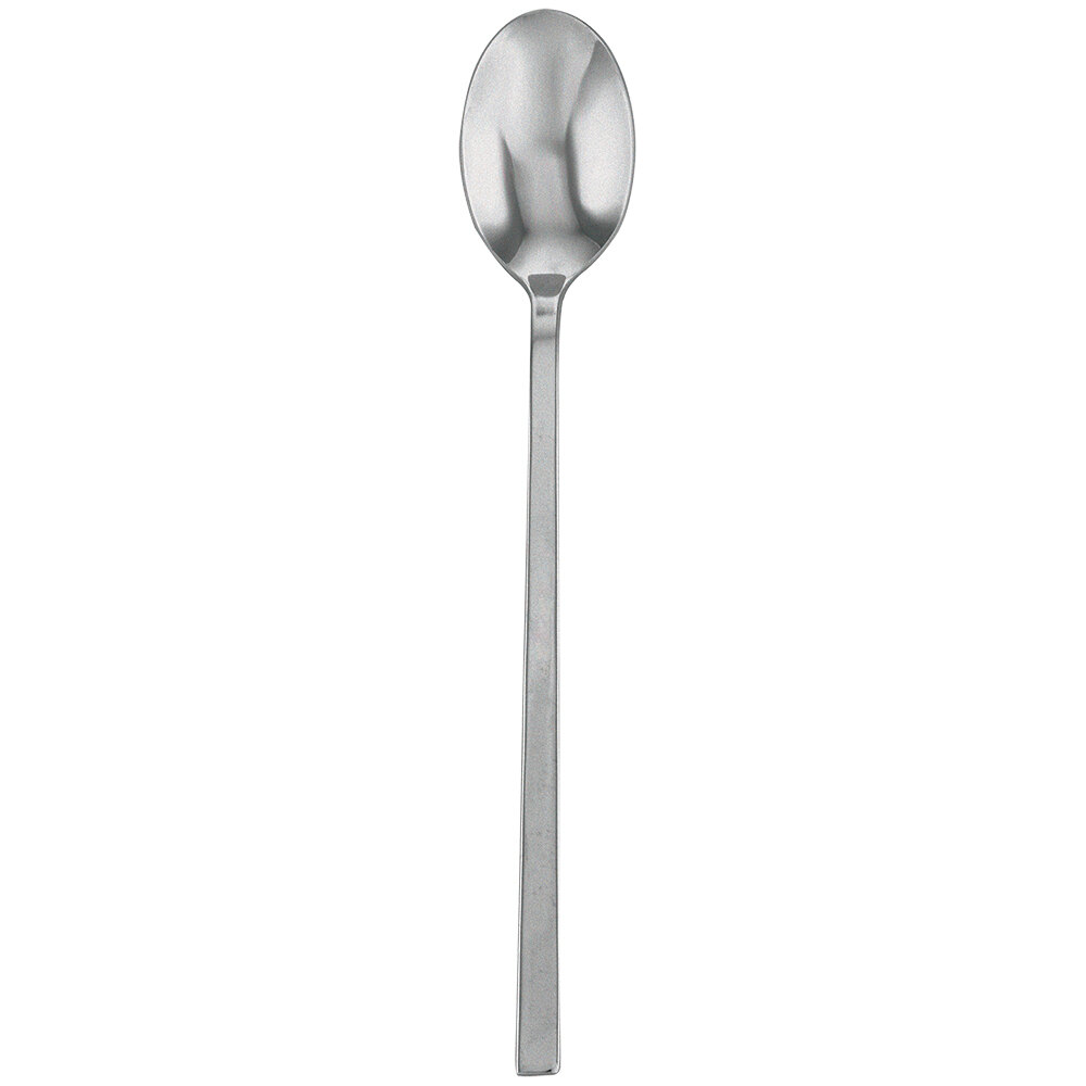 Walco Semi from Steelite International WL0904FST 7 5/8" 18/10 Fieldstone Finish Stainless Steel Extra Heavy Weight Iced Tea Spoon - 12/Case