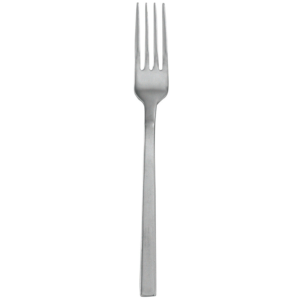 Walco Semi from Steelite International WL0906FST 6 1/2" 18/10 Fieldstone Finish Stainless Steel Extra Heavy Weight Salad Fork - 12/Case