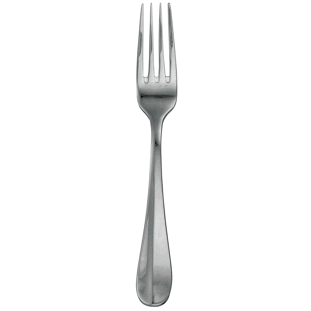 Walco Lancer from Steelite International WL9405FST 7 5/8" 18/10 Fieldstone Finish Stainless Steel Extra Heavy Weight Dinner Fork - 24/Case
