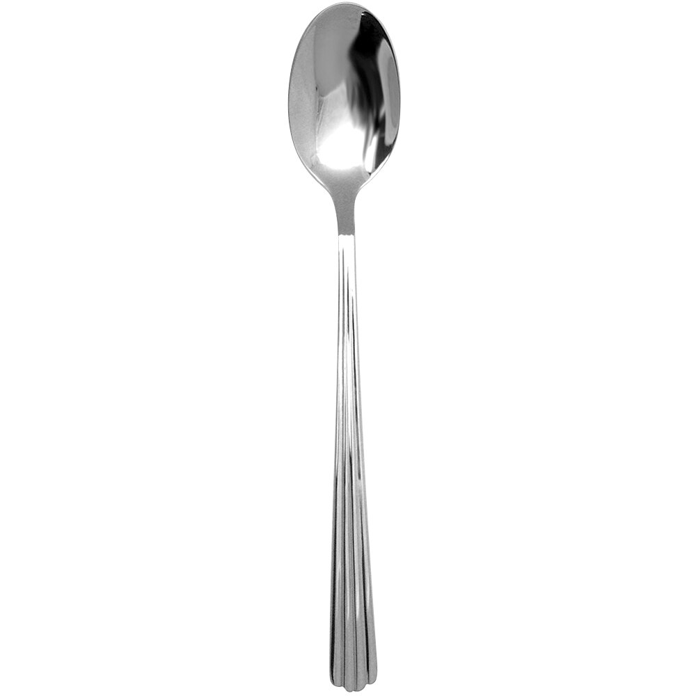 Walco Hyannis from Steelite International WL4904 7 1/16" 18/10 Stainless Steel Extra Heavy Weight Iced Tea spoon - 24/Case