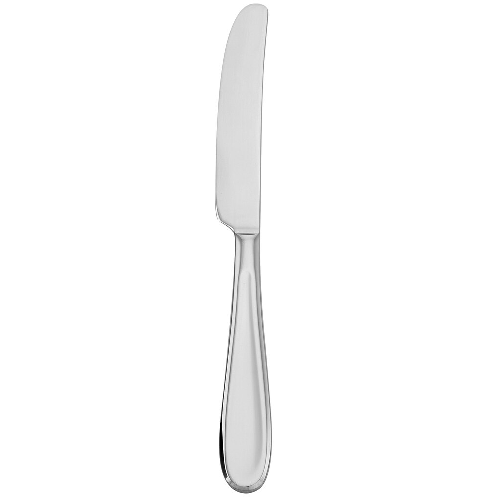 Walco Orbiter from Steelite International WL0445 9 1/4" 18/0 Stainless Steel Extra Heavy Weight Dinner Knife - 12/Case