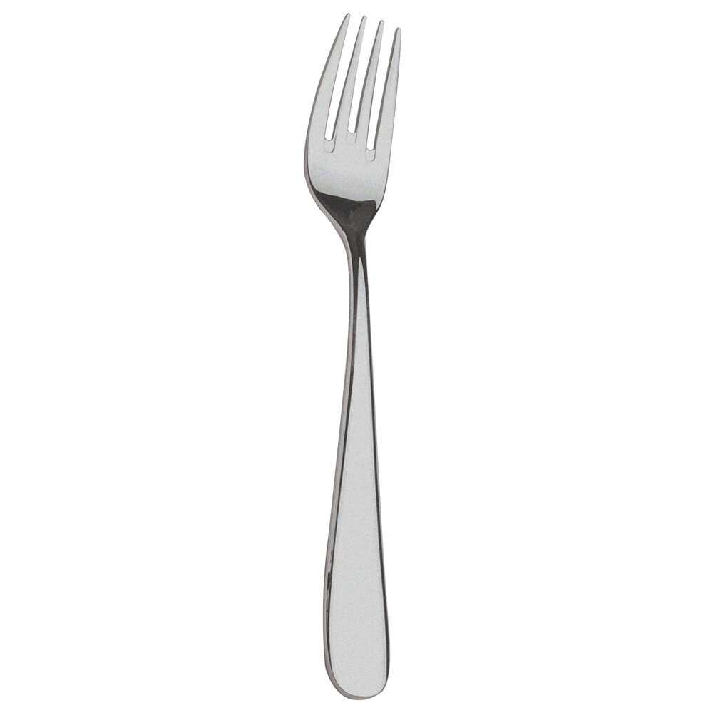 Walco Star from Steelite International WL0806FST 7" 18/10 Stainless Steel Extra Heavy Weight Salad Fork with Fieldstone Finish - 12/Case