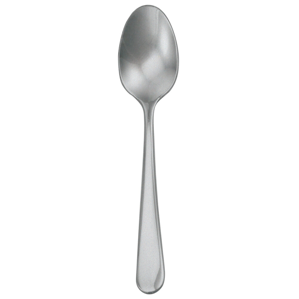 Walco Star from Steelite International WL0801FST 5 5/8" 18/10 Stainless Steel Extra Heavy Weight Teaspoon with Fieldstone Finish - 12/Case
