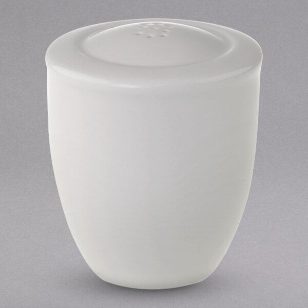 Villeroy & Boch 16-2040-3470 Universal 2 1/4" White Premium Porcelain Salt Shaker - 6/Case