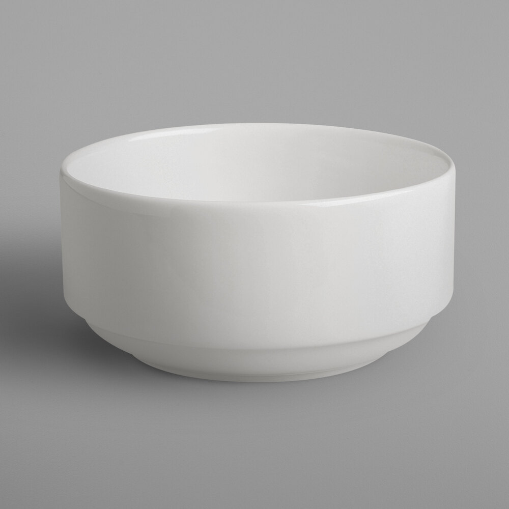 RAK Porcelain BABW12 Banquet 16.3 oz. Ivory Porcelain Bowl - 12/Case