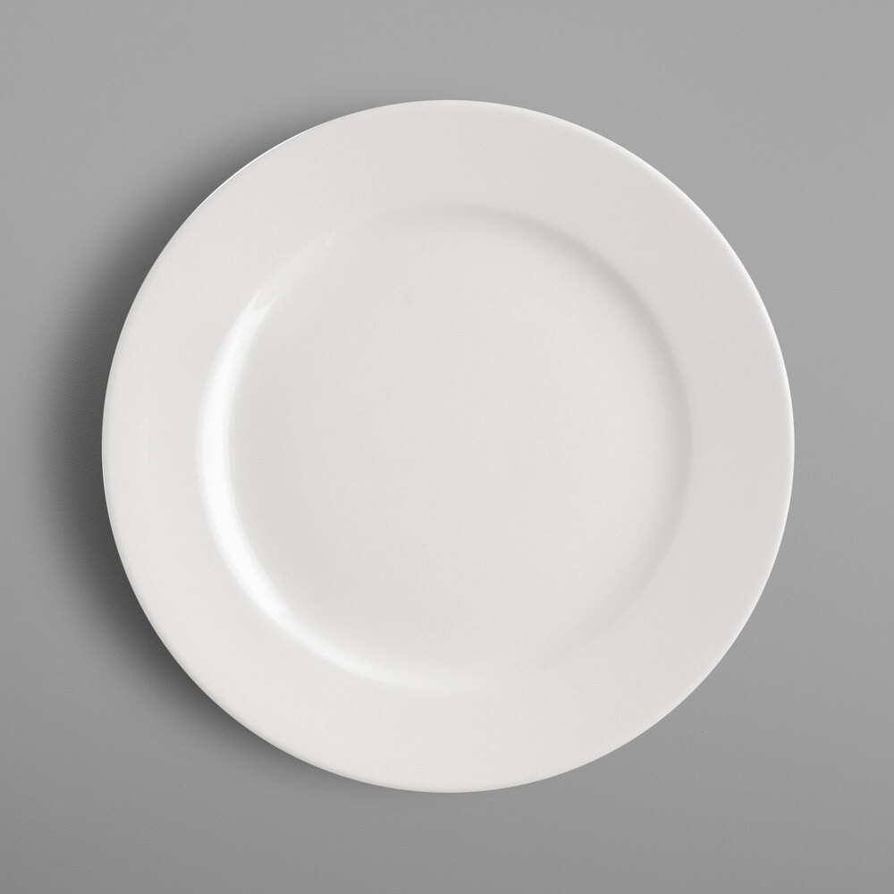 RAK Porcelain BAFP21 Banquet 8 1/4" Ivory Porcelain Flat Plate - 24/Case