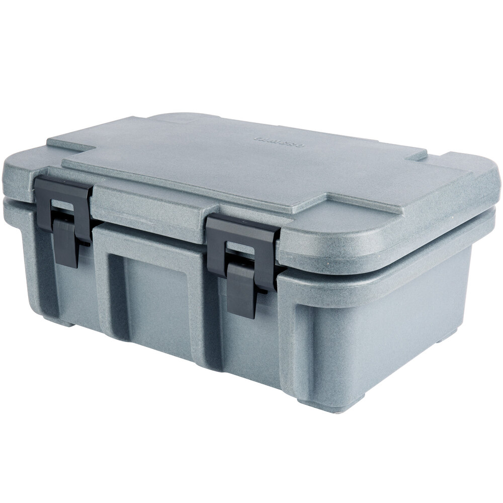 Cambro UPC160191 Camcarrier® Ultra Pan Carrier® Granite Gray Top Loading 6" Deep Insulated Food Pan Carrier
