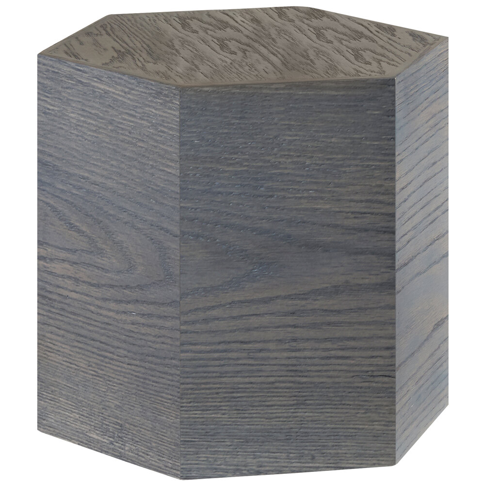 Cal-Mil 435-11-83 Ashwood Hexagon Oak Wood Riser - 12" x 11"