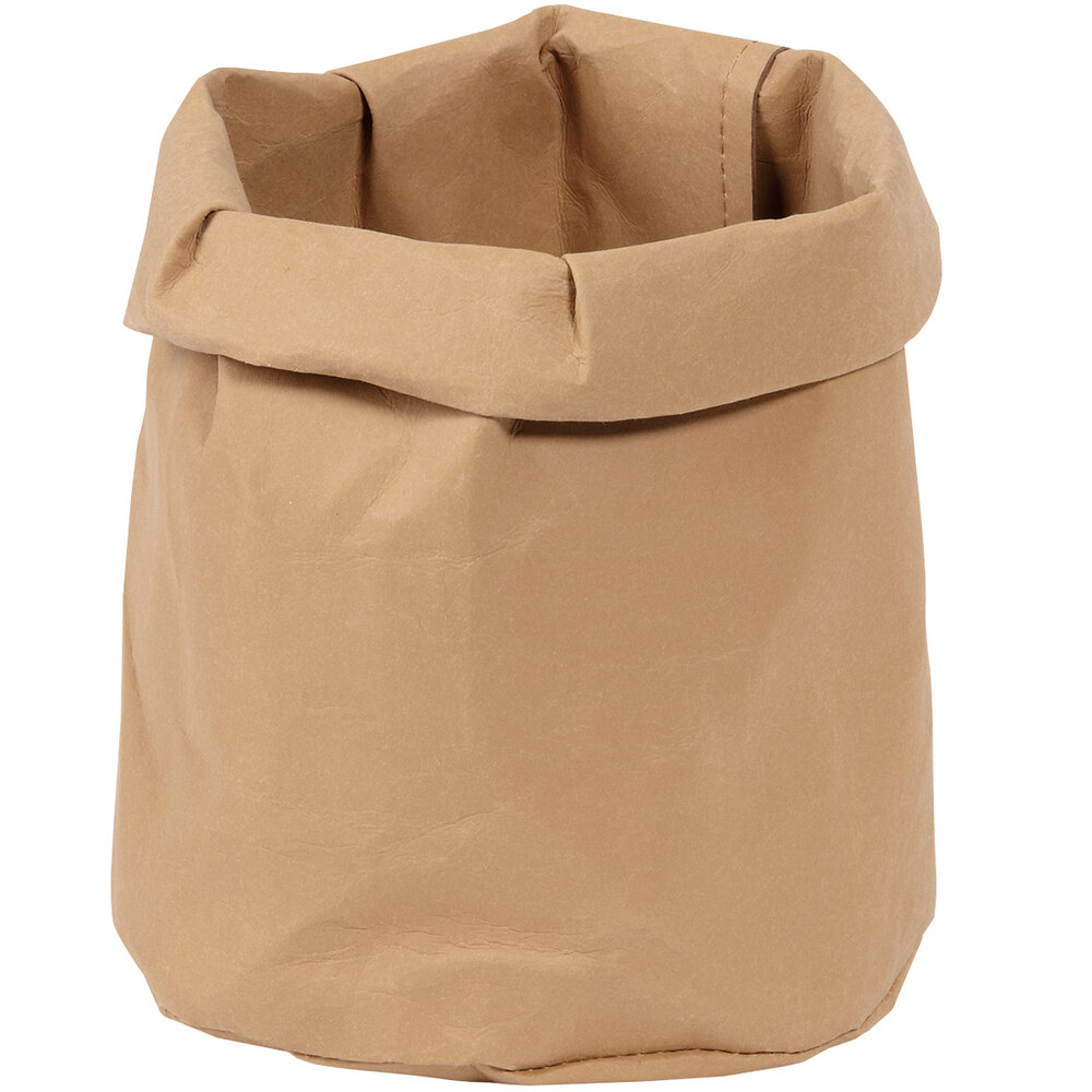 GET P-BAG4-T 4 3/4" Reusable Paper Bag / Bread Basket - 2/Set