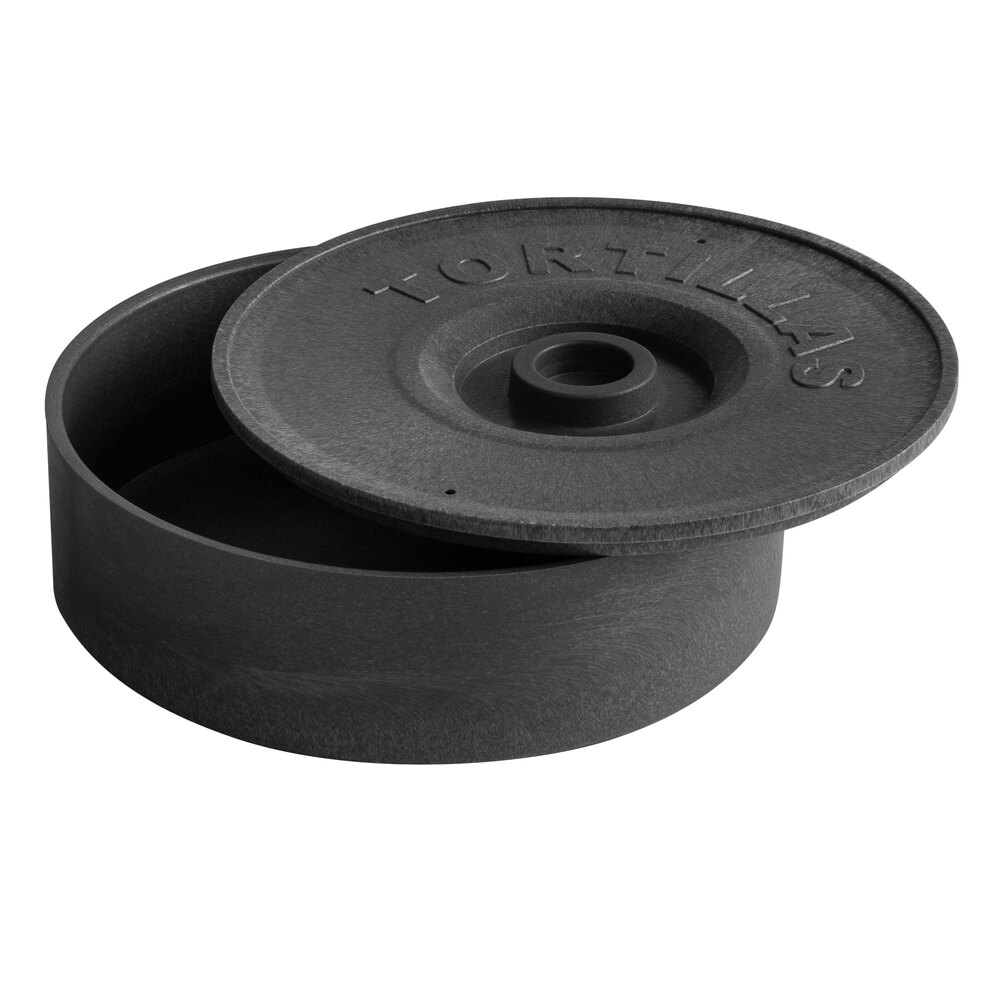 Choice 8 1/2" Gray Tortilla Warmer / Server