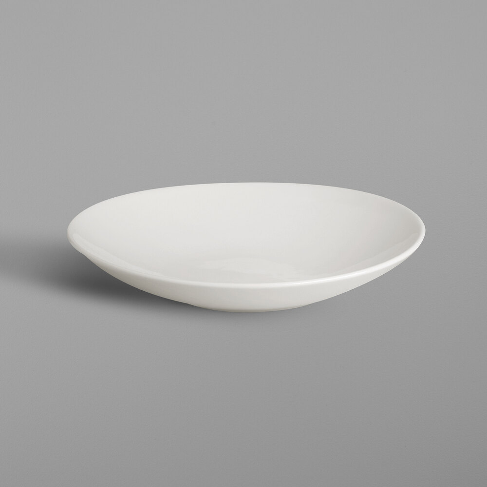 RAK Porcelain BUBC26 Nano 10 1/4" Ivory Porcelain Deep Coupe Plate - 12/Case