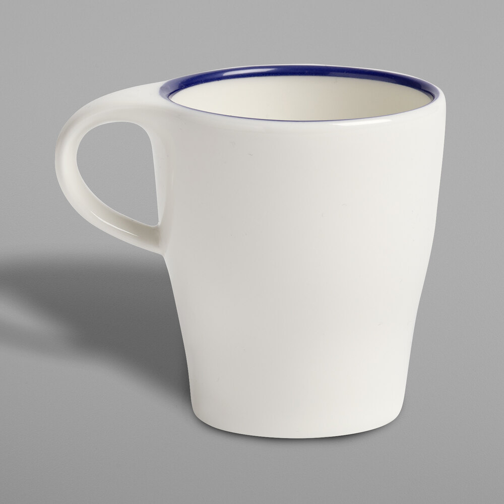 Villeroy & Boch 16-4067-1450 Artesano Ocean 3 oz. Atlantic Blue Porcelain Cup - 6/Case