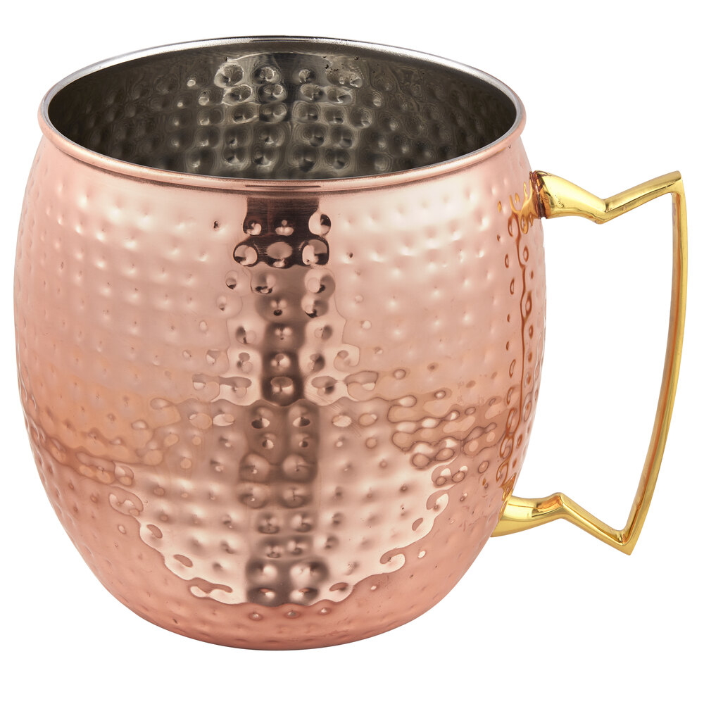 American Metalcraft CM96H 96 oz. Jumbo Hammered Copper Moscow Mule Mug
