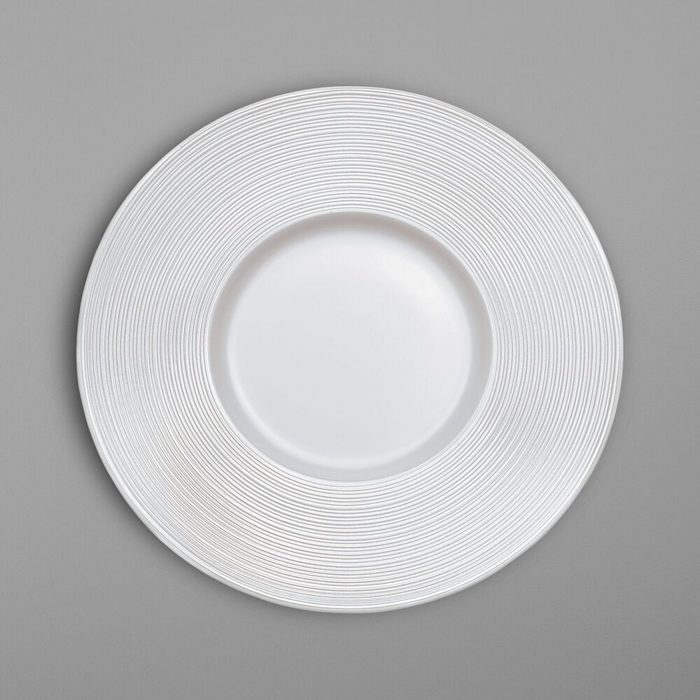 Villeroy & Boch 16-4008-2795 Stella Vogue 11 1/4" White Bone Flat Porcelain Plate - 6/Case