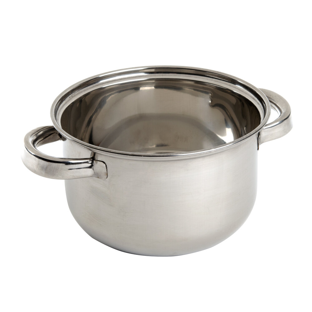 American Metalcraft SSMS9 2 Qt. Stainless Steel Mussel Serving Bowl with Lid