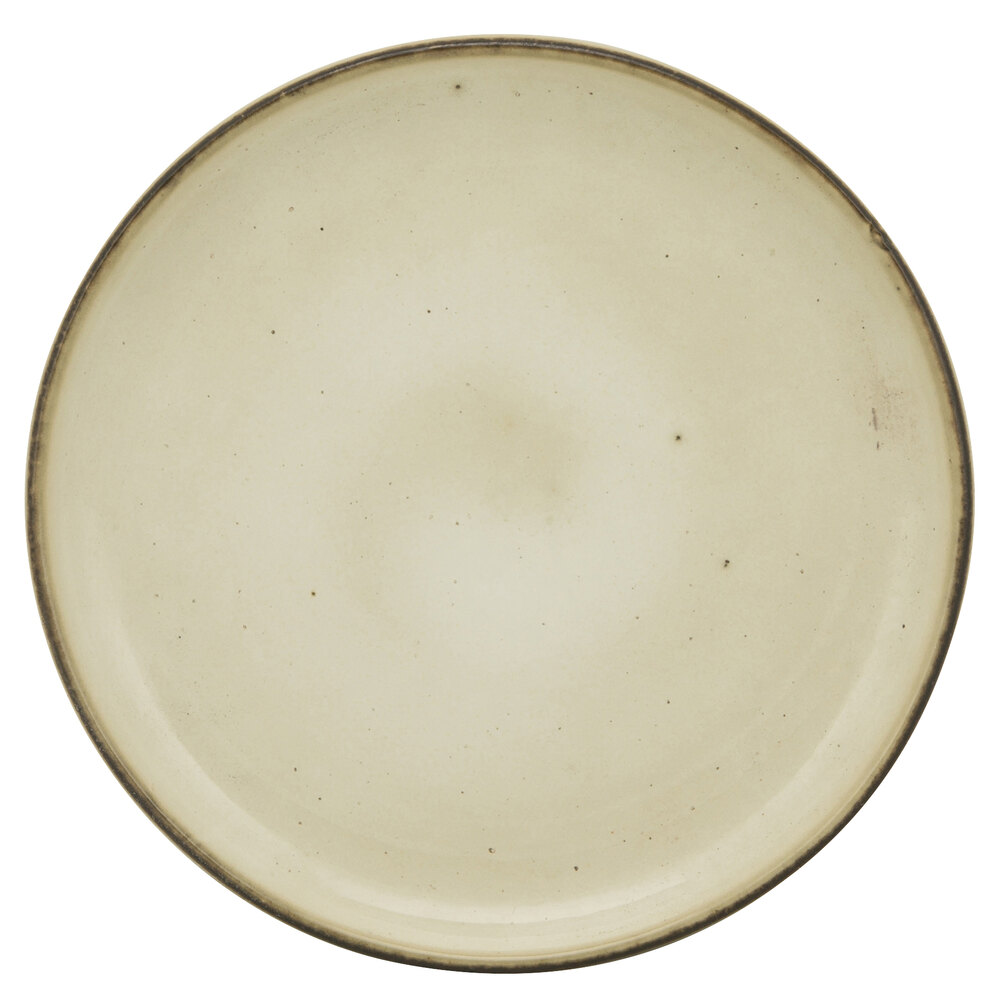 10 Strawberry Street FRZ-5SS-BG Firenza 4 3/4" Beige Porcelain Bread and Butter Plate - 24/Case