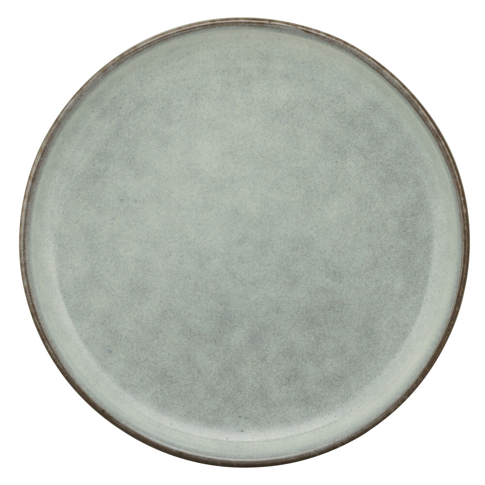 10 Strawberry Street FRZ-5SS-BLU Firenza 4 3/4" Blue Porcelain Bread and Butter Plate - 24/Case