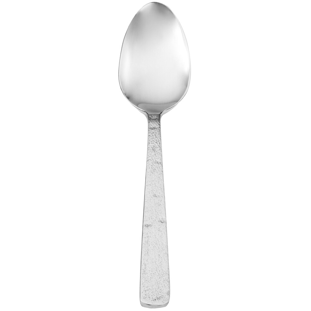Walco Vestige from Steelite International WLVES03 8 1/2" 18/10 Stainless Steel Extra Heavy Weight Tablespoon / Serving Spoon - 12/Case