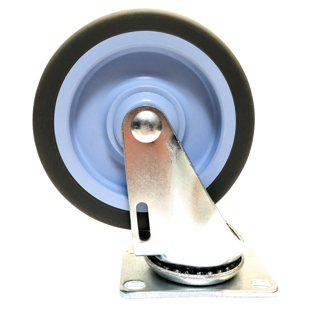 Carlisle IT410CS00 5" Swivel Plate Caster for IT410, ADD4, ADD6, ADS4, and ADS8