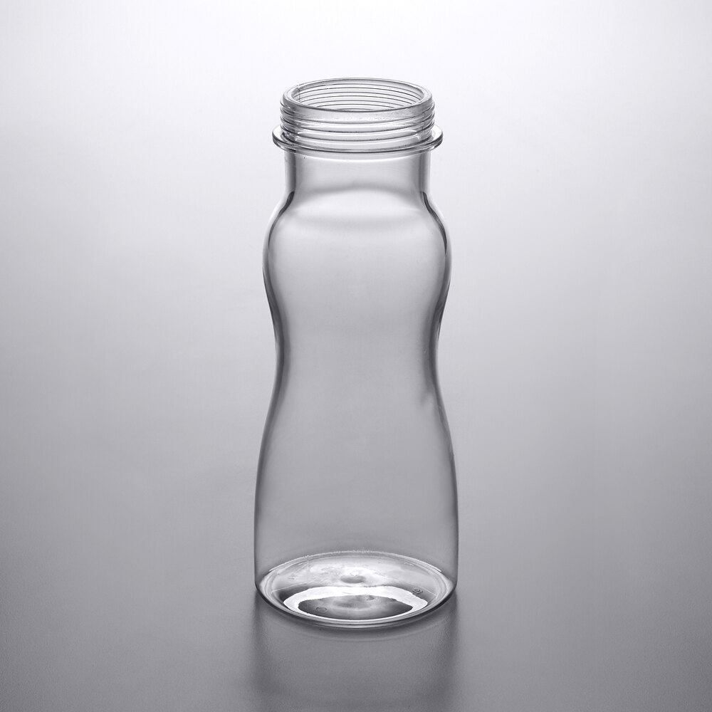 GET SDB-16-PC-B-CL 16 oz. Clear Polycarbonate Salad Dressing / Juice Bottle