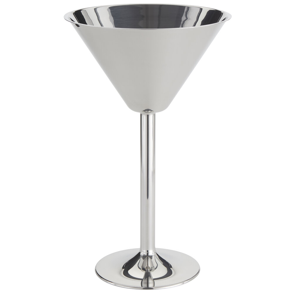 American Metalcraft JMART15 80 oz. Stainless Steel Martini Glass Server