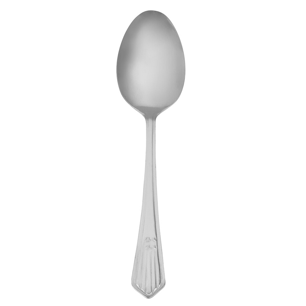 Walco Stars and Stripes from Steelite International WL3201 5 7/8" 18/0 Stainless Steel Teaspoon - 36/Case