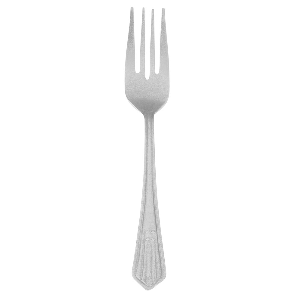 Walco Stars and Stripes from Steelite International WL3206 6 1/8" 18/0 Stainless Steel Salad Fork - 24/Case