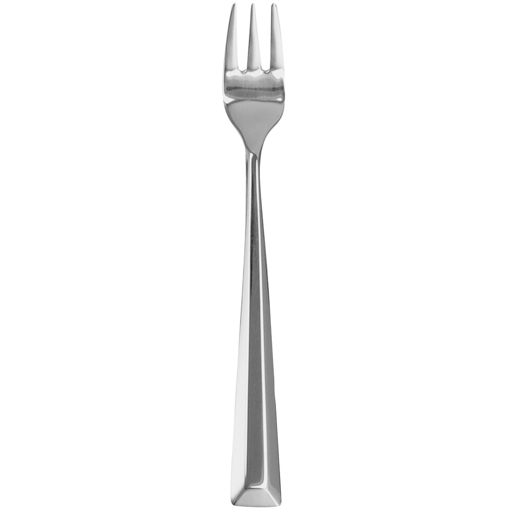 Walco Truss from Steelite International WLTRU15 5 5/16" 18/0 Stainless Steel Heavy Weight Cocktail Fork - 12/Case
