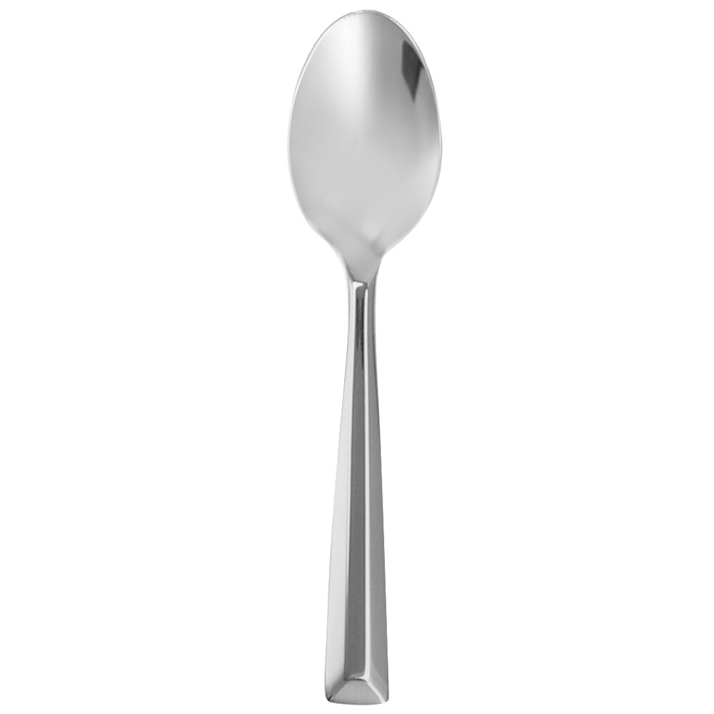 Walco Truss from Steelite International WLTRU29 4 3/8" 18/0 Stainless Steel Heavy Weight Demitasse Spoon - 12/Case