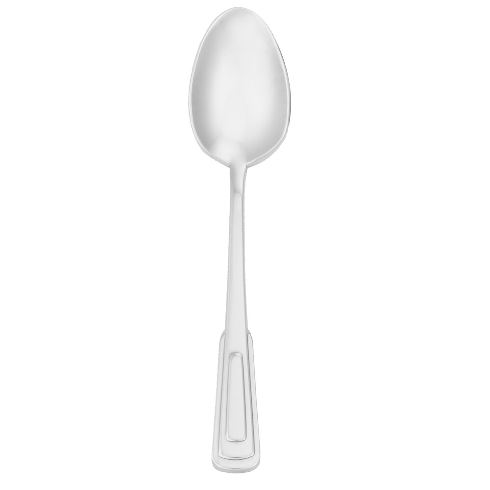 Walco Chanteclair from Steelite International WL3129 4 1/2" 18/10 Stainless Steel Extra Heavy Weight Demitasse Spoon - 36/Case