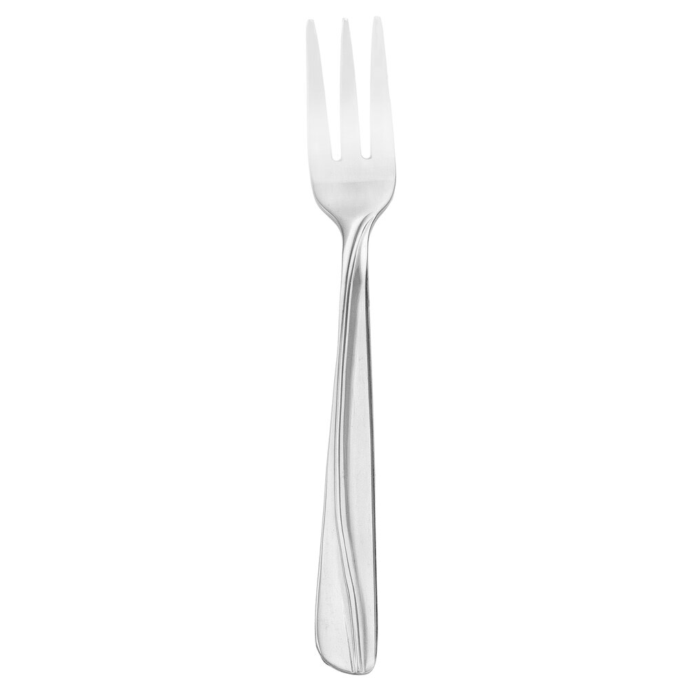 Walco Classic Scroll from Steelite International WL3415 5 1/4" 18/0 Stainless Steel Heavy Weight Cocktail Fork - 24/Case