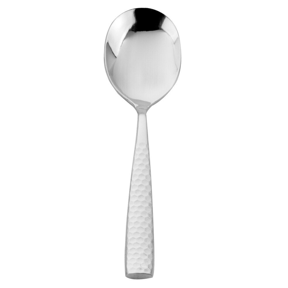 Walco Alps from Steelite International WL4812 6 7/8" 18/0 Stainless Steel Heavy Weight Bouillon Spoon - 12/Case