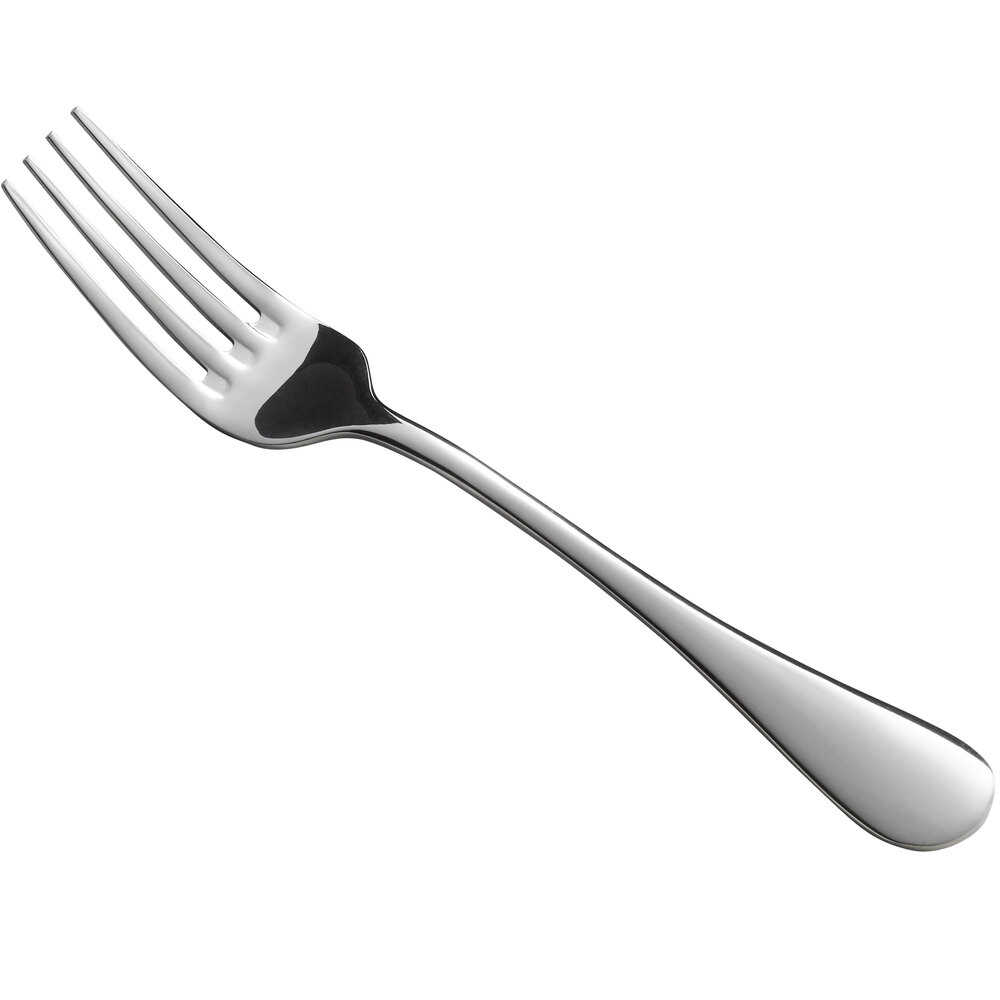 Acopa Vernon 6 3/4" 18/0 Stainless Steel Heavy Weight Salad / Dessert Fork - 12/Case