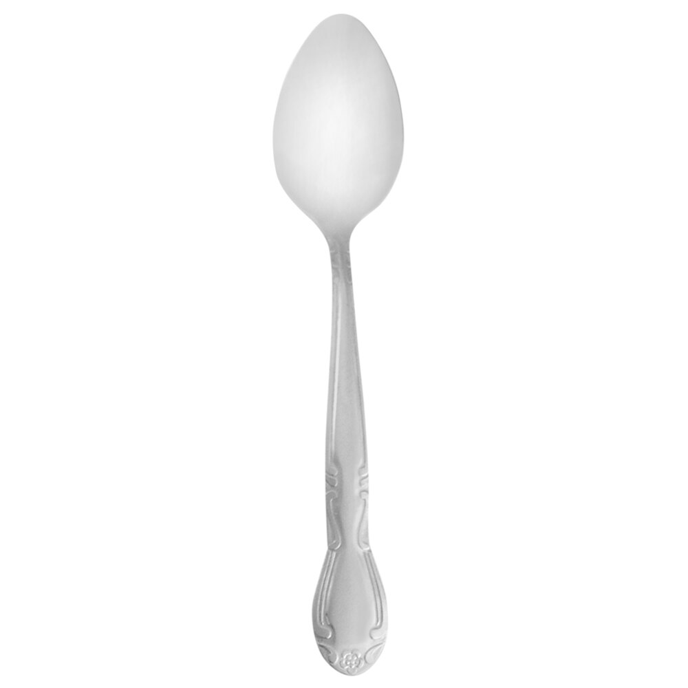 Walco Barclay from Steelite International WL1101 6 1/8" 18/0 Stainless Steel Medium Weight Teaspoon - 36/Case